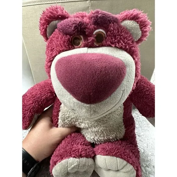Disney Store Pixar Toy Story Lotso Bear Strawberry‎ Smell Plush BIG 16" Tall - Picture 2 of 5